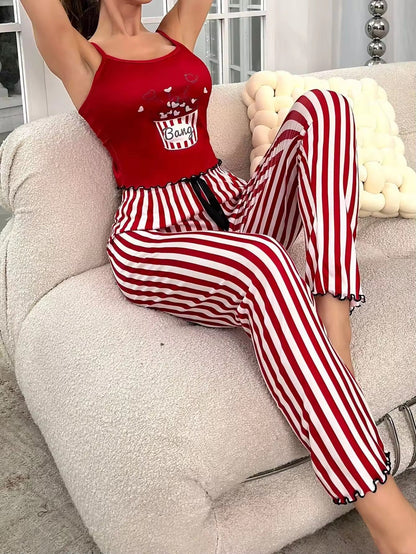 Cute Funky Baby Print PJ Set